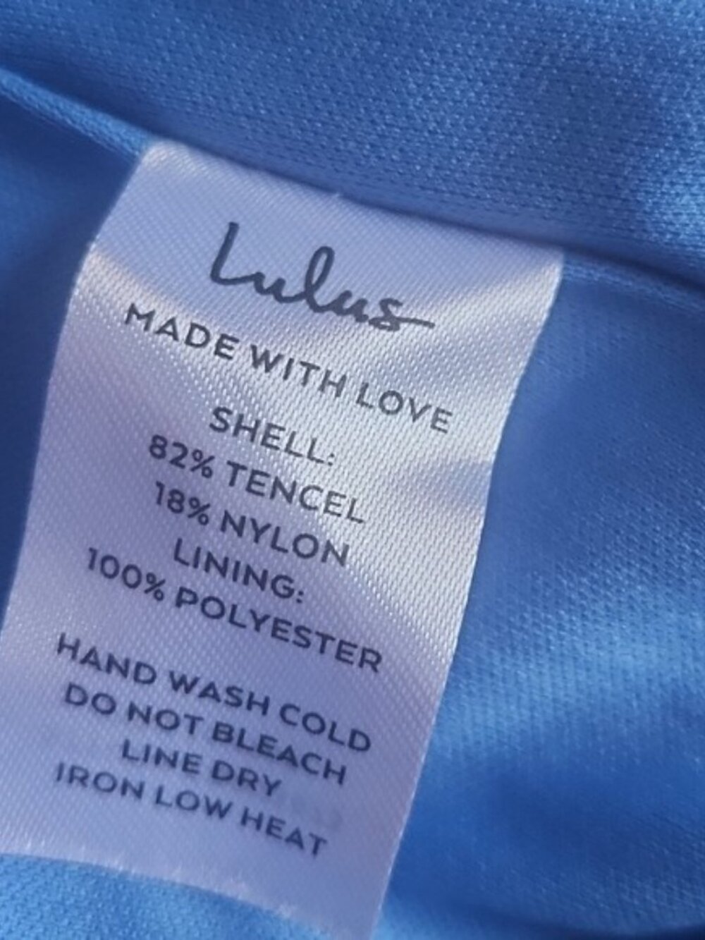 LULUS Sweet Retreat Summer Vacation, Beach, Blue Print Slit Wide-Leg Pants Sz M - Picture 10 of 10